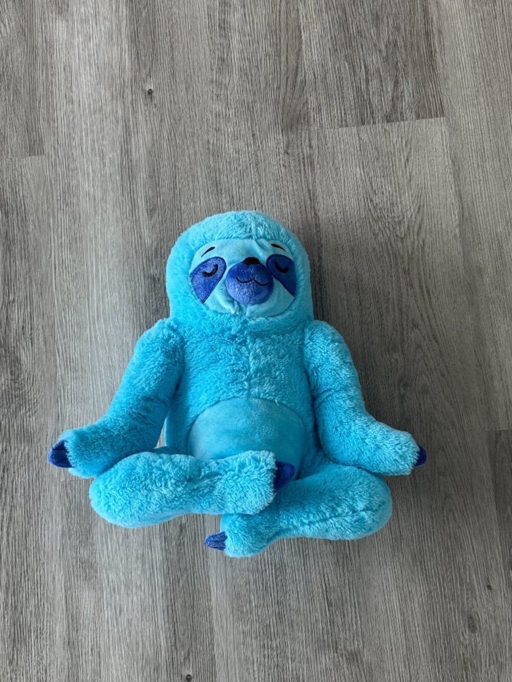 Plush Sloth Blue Yoga Pose Stuffed Animal
